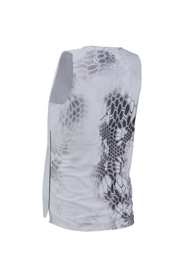Rekord Run Singlet White -  Women's